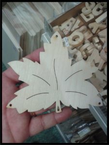 taglio laser legno